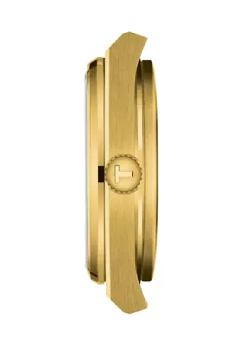 Gold Tone Unisex PRX 40205 35 Millimeter Watch in Stainless Steel 