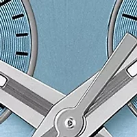 PR100 GTS Stainless Steel Ice Blue Chronograph Watch
