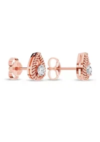 Lab Created 3/8 Ct.t.w. Diamond Dainty Fashion Studs in 10KR