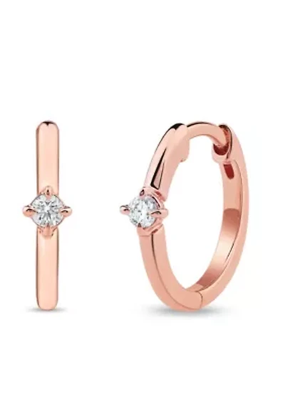 Lab Created 1/10 Ct.t.w. Diamond Dainty Fashion Studs in 10KR
