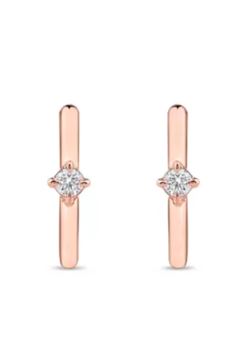 Lab Created 1/10 Ct.t.w. Diamond Dainty Fashion Studs in 10KR