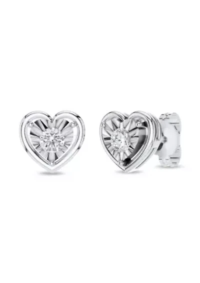 Lab Created 0.15 Ct.t.w. Diamond Dainty Fashion Studs in 10KW