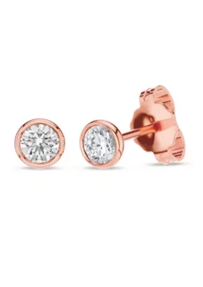 Lab Created 1/4 Ct.t.w. Diamond Dainty Fashion Studs in 10KR