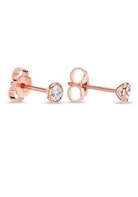 Lab Created 1/4 Ct.t.w. Diamond Dainty Fashion Studs in 10KR