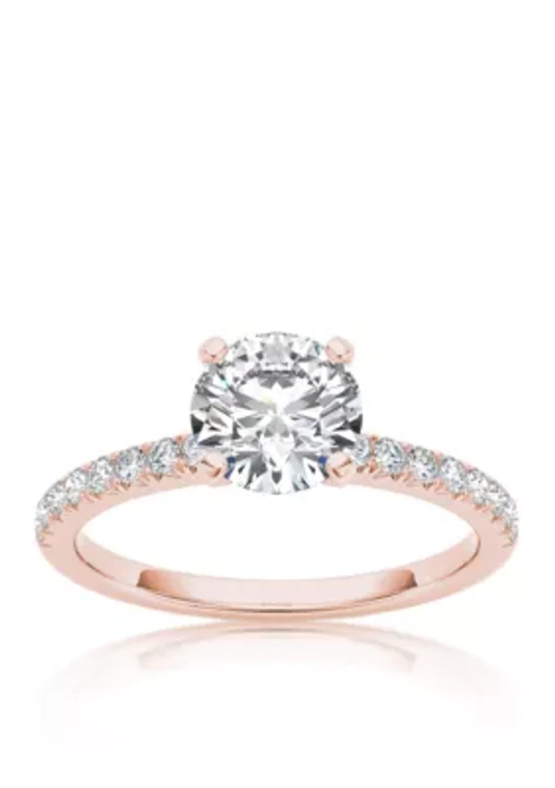 ct. t.w. Diamond Engagement Ring 14k Rose Gold