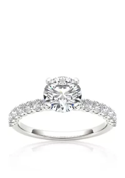 1 ct. t.w. Round White Diamond Engagement Ring 14k Gold