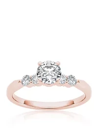 ct. t.w. Diamond Engagement Ring 14k Rose Gold