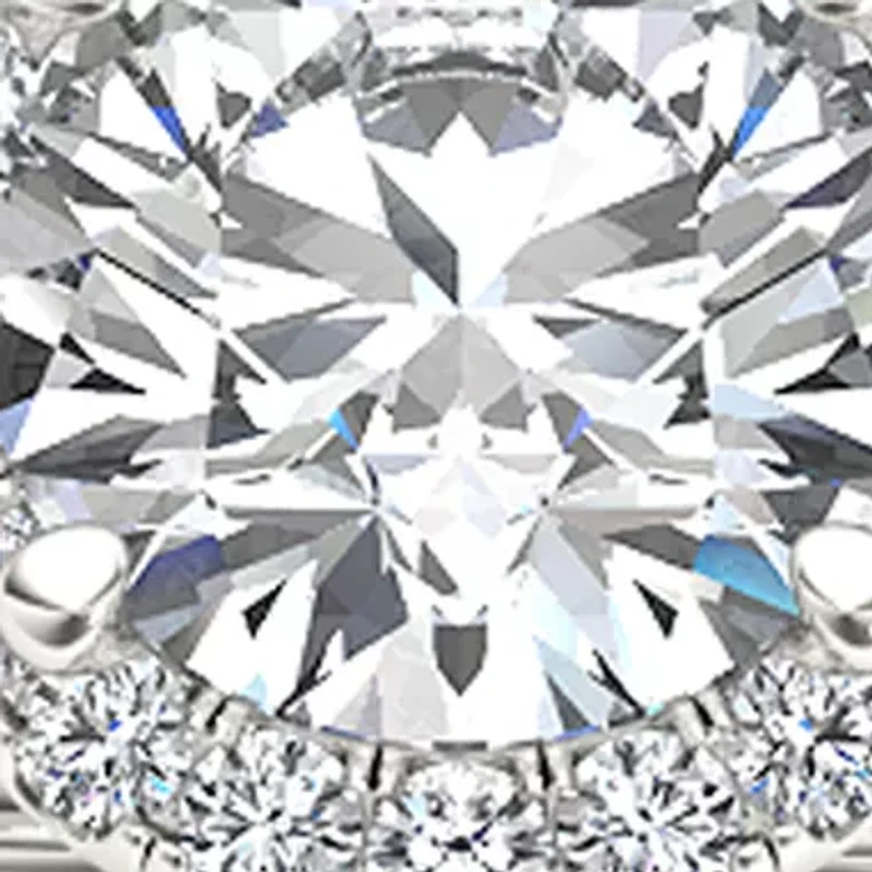 3/4 ct. t.w. Halo Diamond Engagement Ring in 14k White Gold