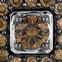 Chocolatier® 1/2 ct. t.w. Chocolate Diamonds® and 0.04 ct. t.w. Vanilla Diamonds Pendant Necklace in 14k Vanilla Gold®