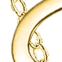 10k Yellow Gold Infinity Cross Pendant