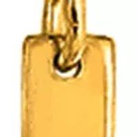 14k Yellow Gold Infinity Cross Necklace