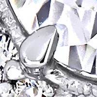1.5 ct. t.w. Lab Created Moissanite Halo Infinity Bridal Ring Set 10K White Gold