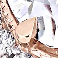 1.5 ct. t.w. Lab Created Moissanite Halo Infinity Bridal Ring Set 10K Rose Gold