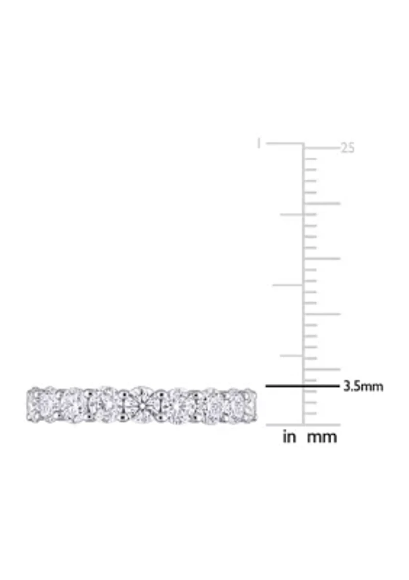 3.25 ct. t.w. Lab Created Moissanite Eternity Ring 10K White Gold