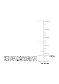 3.25 ct. t.w. Lab Created Moissanite Eternity Ring 10K White Gold
