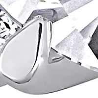 4.2 ct. t.w. Lab Created Moissanite Engagement Ring 10K White Gold