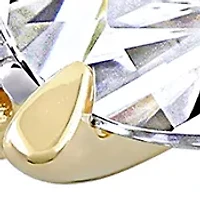 Lab Created 2 ct. t.w. Cushion Moissanite and 1/4 Diamond Bridal Ring Set 14k Yellow Gold