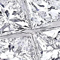 1/4 ct. t.w. Diamond Princess-Cut Halo Crisscross Engagement Ring Sterling Silver