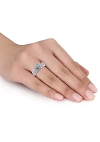 1/10 ct. t.w. Diamond Bridal Set Sterling Silver