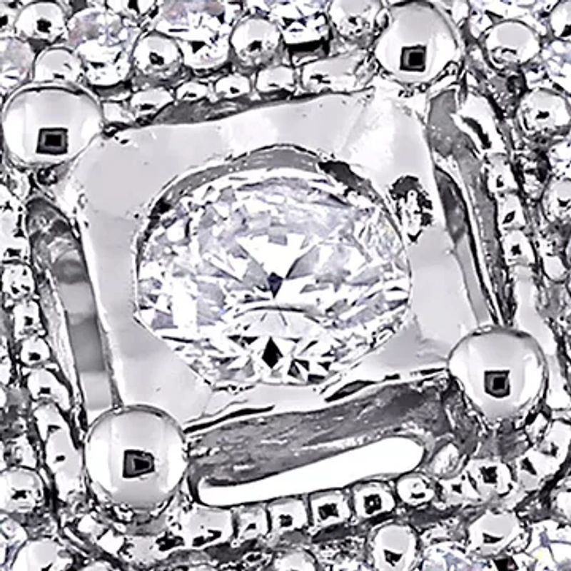 1/3 ct. t.w. Diamond Vintage Bridal Set Sterling Silver