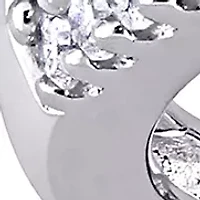 1 ct. t.w. Black and White Diamond 3-Stone Crossover Engagement Ring 10k Gold