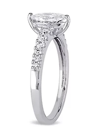 1 ct. t.w. Diamond Marquise Cut Engagement Ring 14k White Gold