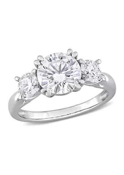 2.8 ct. t.w. Created Moissanite Engagement Ring 10K White Gold