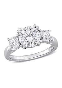 2.8 ct. t.w. Created Moissanite Engagement Ring 10K White Gold