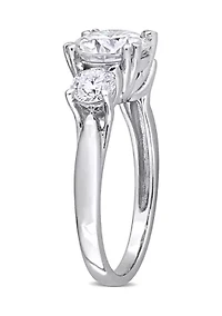2.8 ct. t.w. Created Moissanite Engagement Ring 10K White Gold