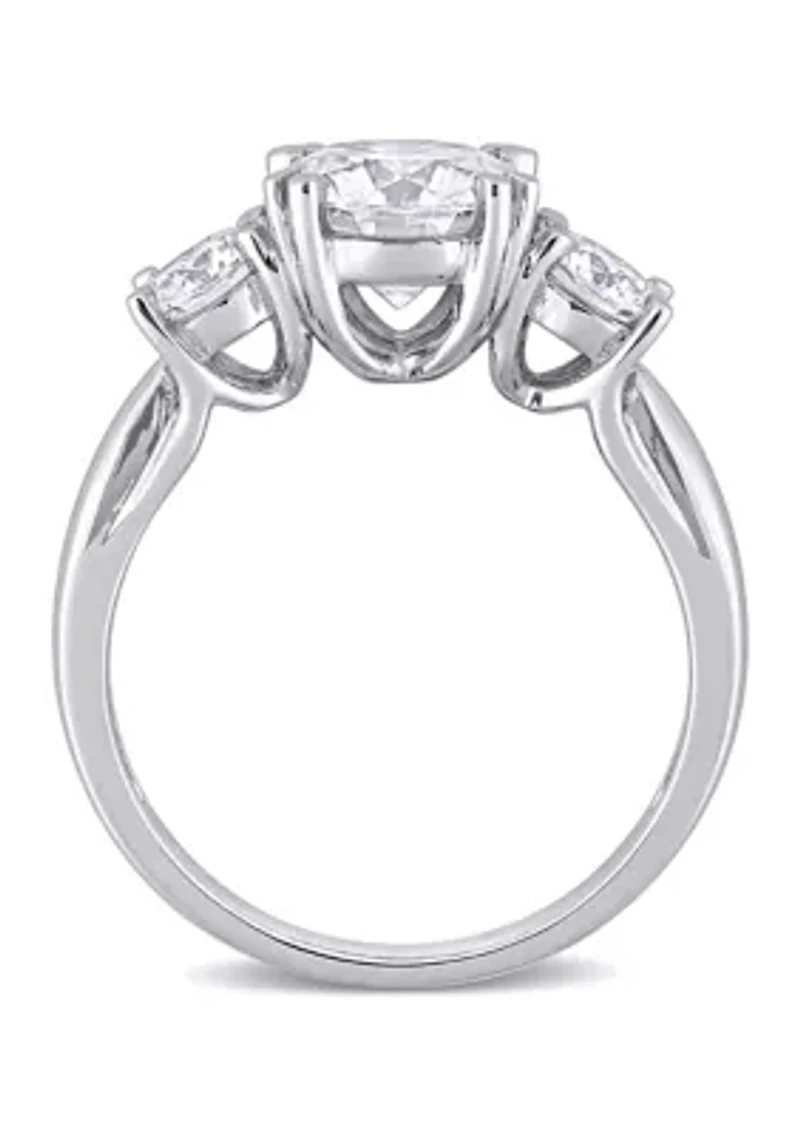 2.8 ct. t.w. Created Moissanite Engagement Ring 10K White Gold