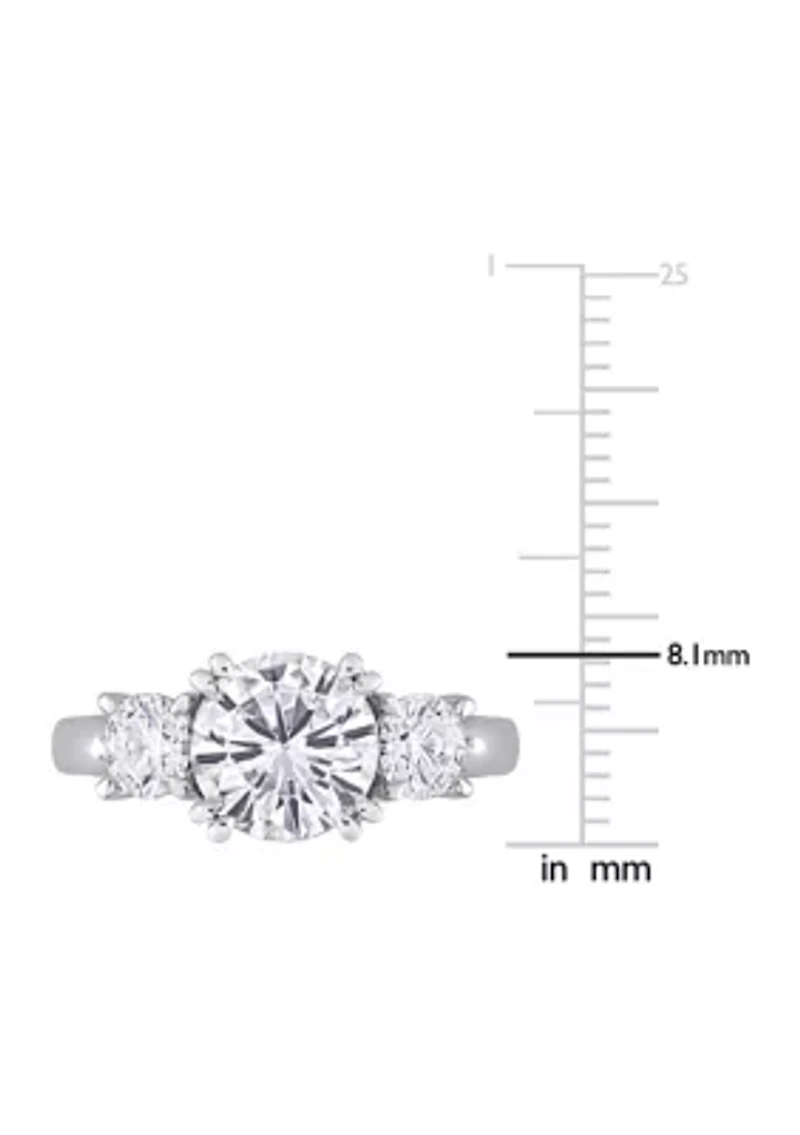 2.8 ct. t.w. Created Moissanite Engagement Ring 10K White Gold