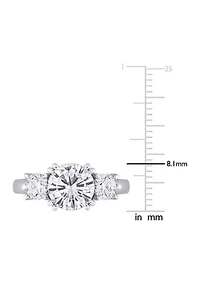 2.8 ct. t.w. Created Moissanite Engagement Ring 10K White Gold