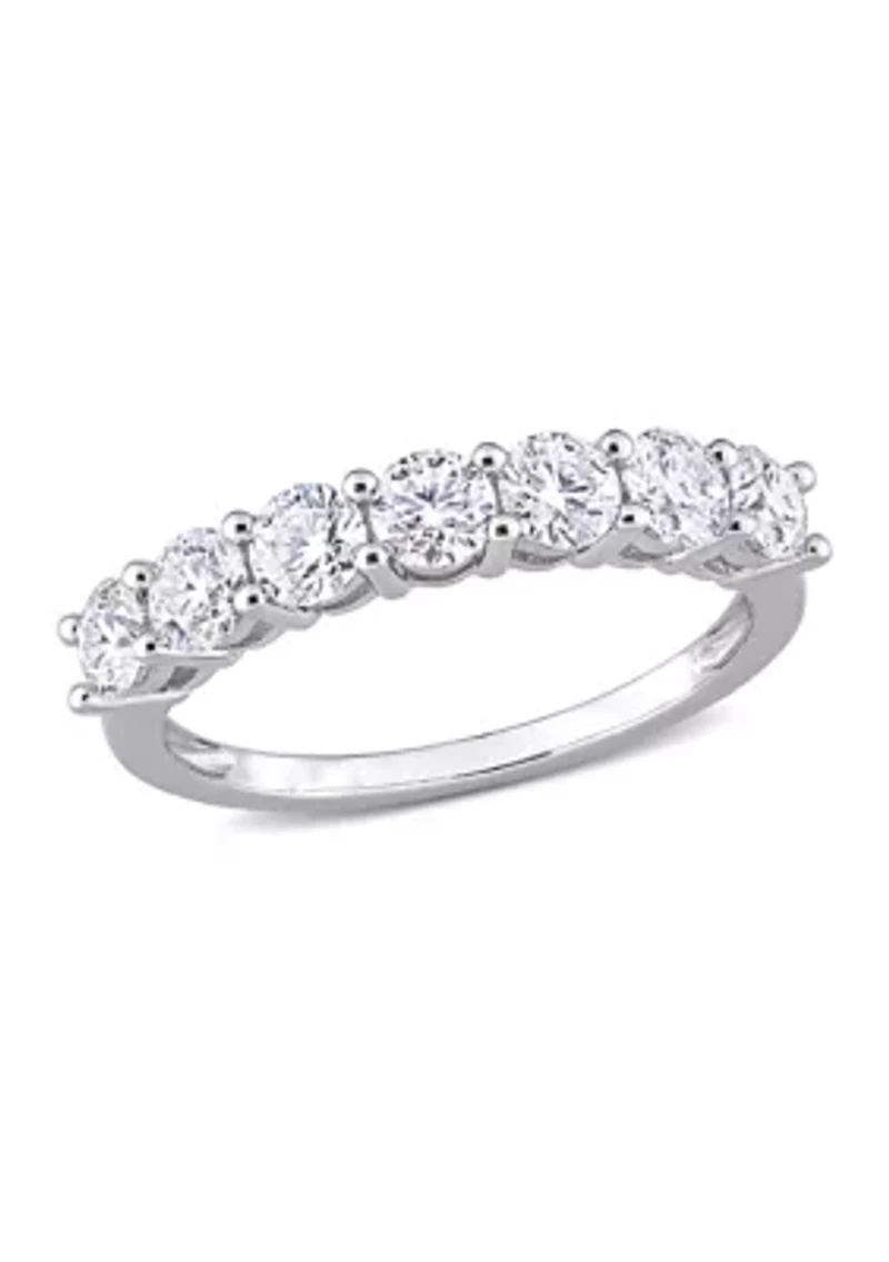 1 ct. t.w. Created Moissanite Anniversary Band Sterling Silver