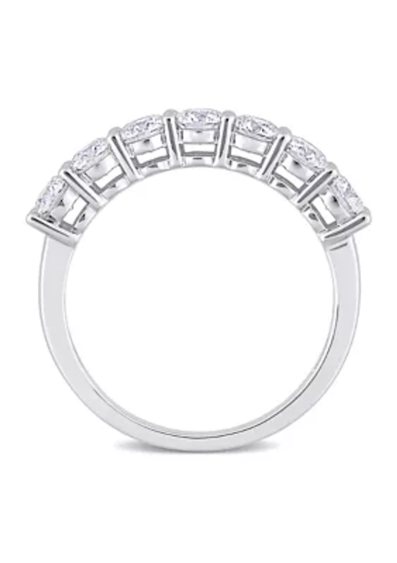 1 ct. t.w. Created Moissanite Anniversary Band Sterling Silver
