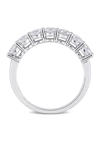 1 ct. t.w. Created Moissanite Anniversary Band Sterling Silver