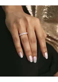 1 ct. t.w. Created Moissanite Anniversary Band Sterling Silver