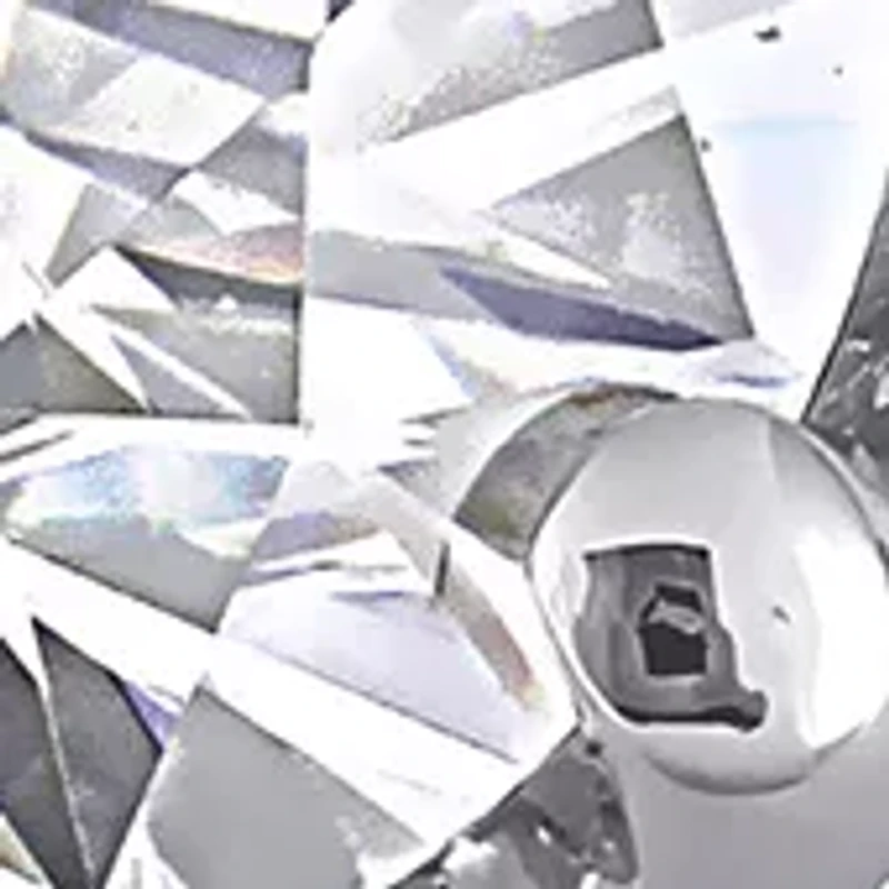 Lab Created White Moissanite Engagement Ring 10K Gold