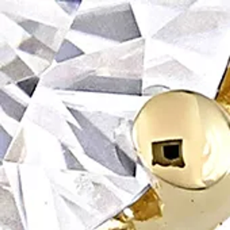 1.37 ct. t.w. Created Moissanite 3-Stone Engagement Ring 10k Yellow Gold