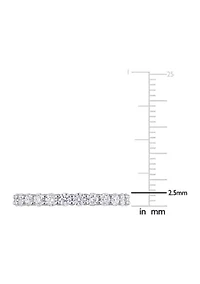 1.5 ct. t.w. Created Moissanite Eternity Ring 10k White Gold