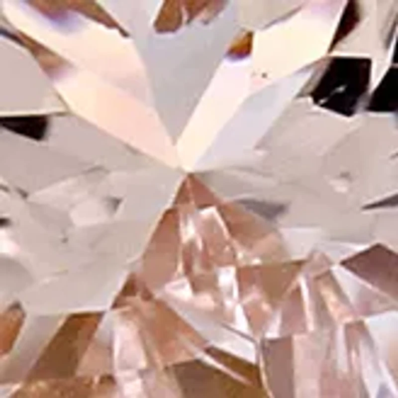 1/2 ct. t.w. Morganite and Diamond Halo Interlocking Bridal Ring Set 10k Rose Gold