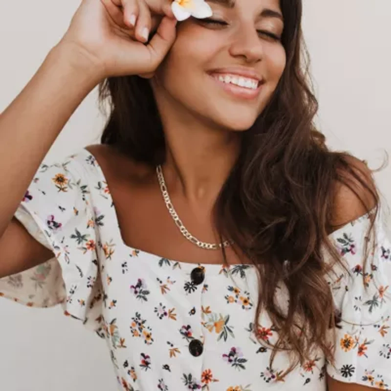 Sterling Silver 5.5mm Figaro Chain Necklace