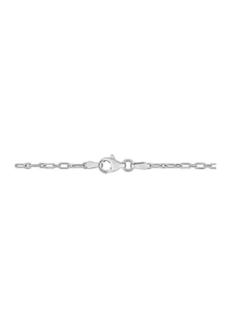 Sterling Silver 2mm Figaro Chain Necklace