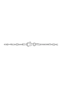 Sterling Silver 2mm Figaro Chain Necklace
