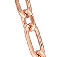18k Rose Gold Plated Sterling Silver 2mm Figaro Chain Necklace