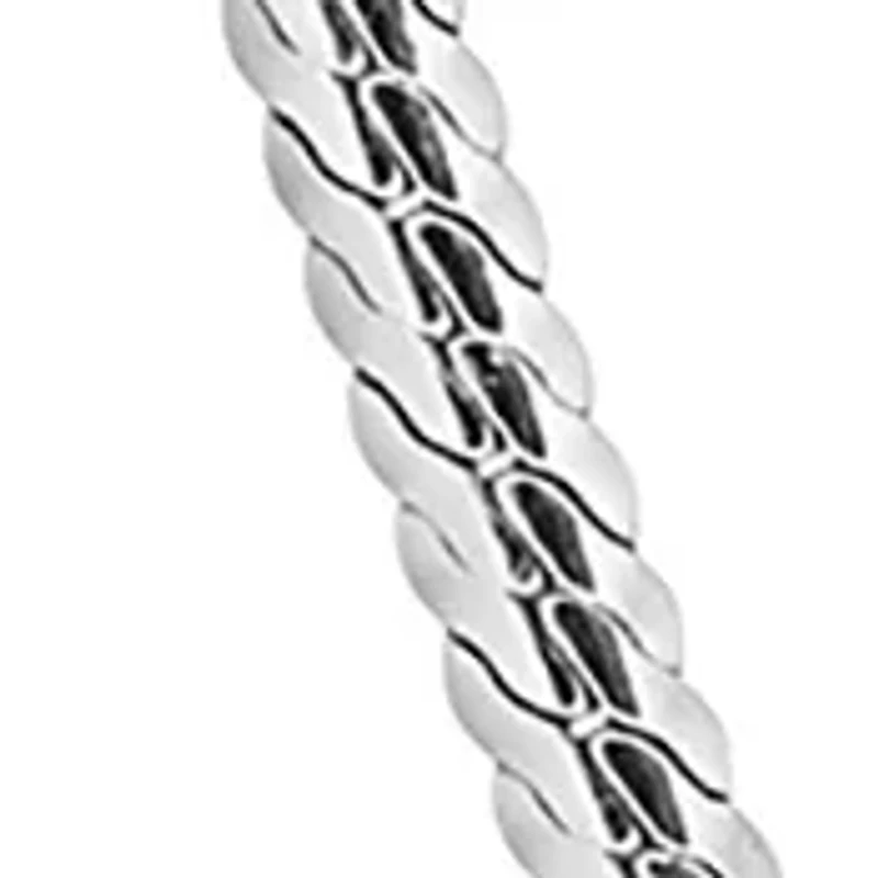 Sterling Silver 2mm Herringbone Chain Necklace