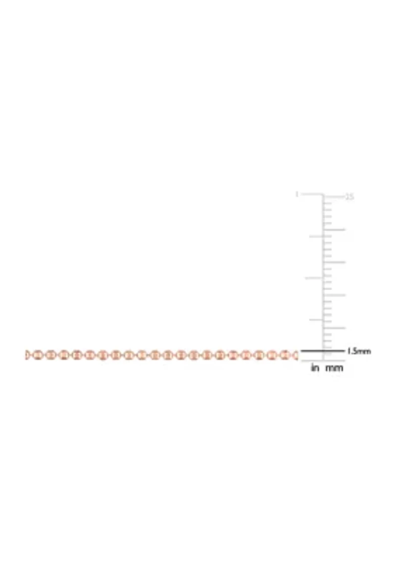 Sterling Silver Ball Chain Necklace