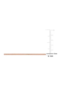 18k Rose Gold Plated Sterling Silver 1.2mm Snake Chain Necklace