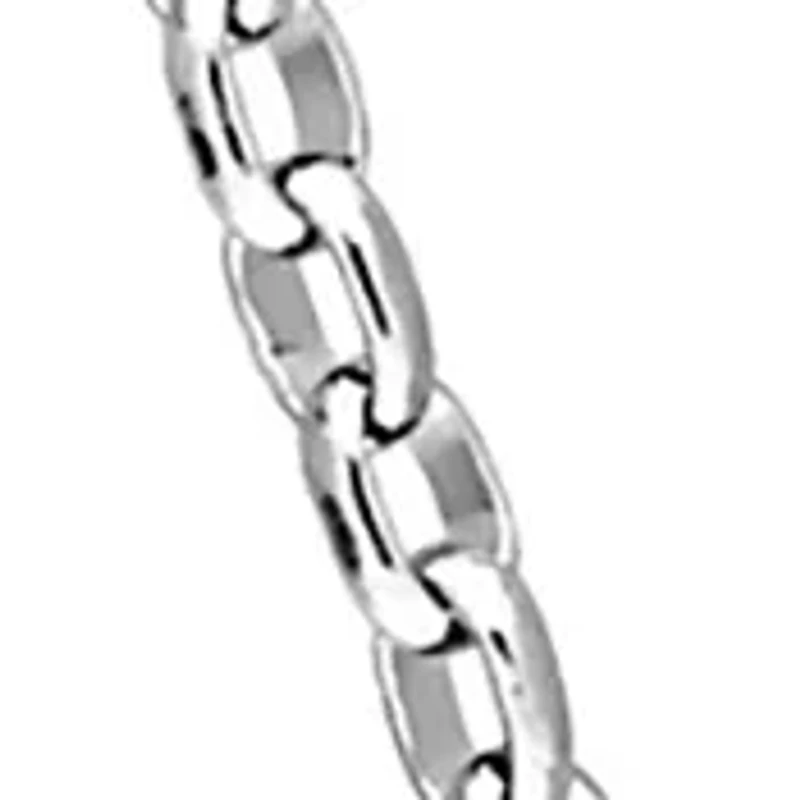Sterling Silver Rolo Chain Necklace