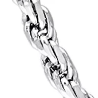 Sterling Silver 2.2mm Rope Chain Necklace