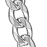 Sterling Silver 3.8mm Figaro Chain Necklace